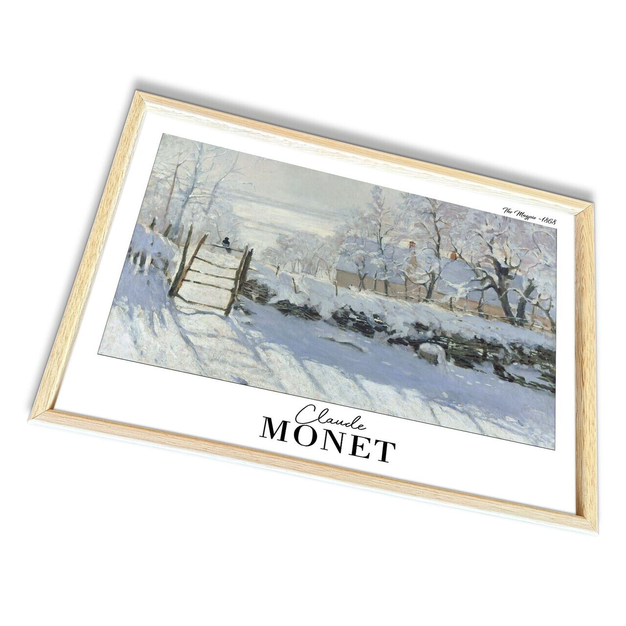 Tablou decorativ, 4262AHSMONET-012, Lemn masiv, Fundal: 100% MDF (Grosime: 2,7 mm), Multicolor - view 4