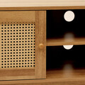 Comoda TV Notto, Homla, 120x40x45 cm, MDF, natur