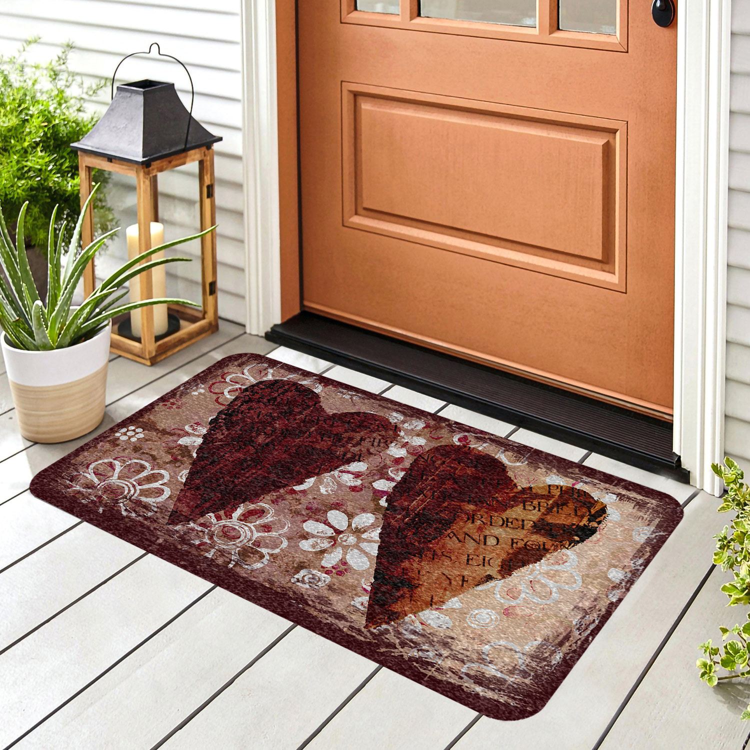 Covoraș din PVC, PDoormat37, 40x70 cm, PVC, Multicolor