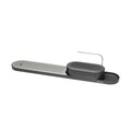 Set organizator chiuveta cu suport de uscare vase, Brabantia, SinkStyle Mineral, 75x13x15 cm, plastic/inox, gri inchis