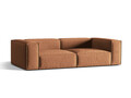 Canapea 4 locuri, Nuria-88, Micadoni Home, 250x110x72 cm, catifea, miere