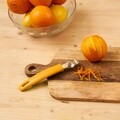 Aparat pentru razuit citrice, Vanora, inox, portocaliu