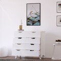 Dulap, Rabi, Rb-162, 86x86x40 cm, Alb mat