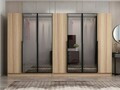 Dulap pentru haine, Hanah Home, Nisa, 315x210x52 cm, Dore