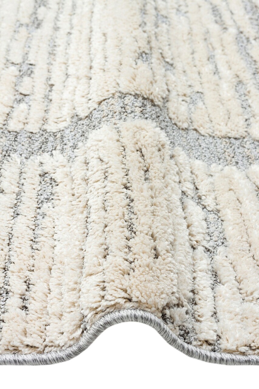 Covor, Sdy 01, 80x150 cm, Polipropilena, Alb/Gri - 3 | YEO