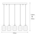 Candelabru, Opviq, Smoked - 064, E27, 60 W, metal/sticla