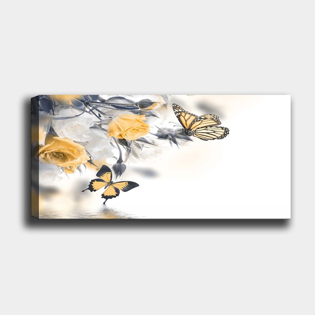 Tablou decorativ, YTY457121_50120, Cadru: 100% LEMN (grosime: 3 cm), Multicolor - view 2