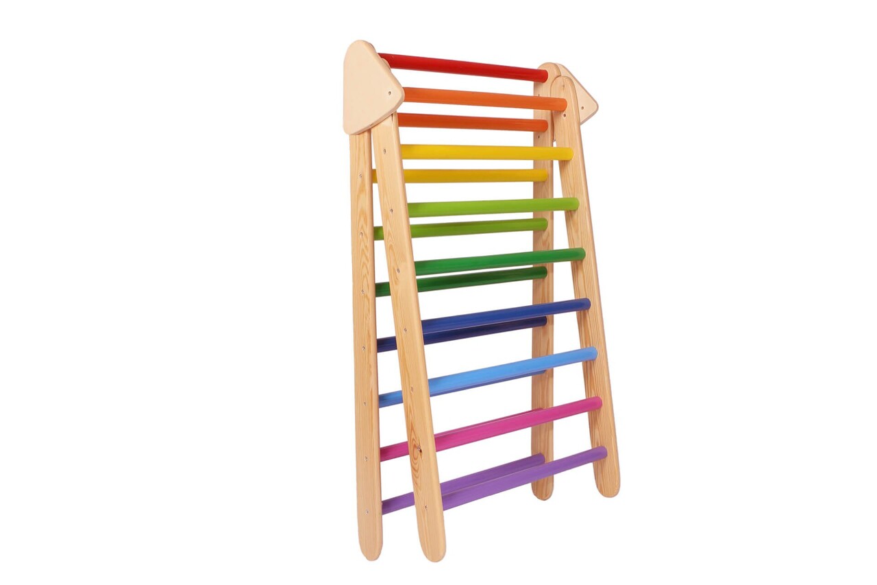 Jucarie pentru landou/carucior, Hanah Home, Stairs, 90x120x64 cm, Multicolor - view 4