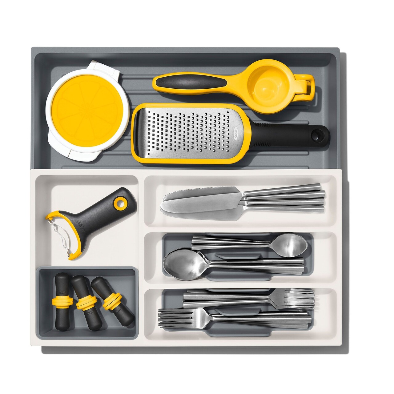 Organizator extensibil pentru sertar, plastic, 25-45,9 cm, "Good Grips" - OXO - imagine 14