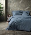 Lenjerie de pat dubla, Plain - Anthracite, Cotton Box, Bumbac Ranforce