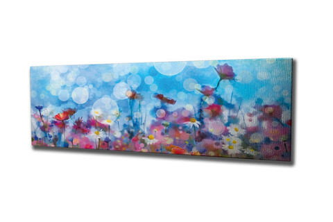 Tablou decorativ, PC247, Canvas, Lemn, Multicolor