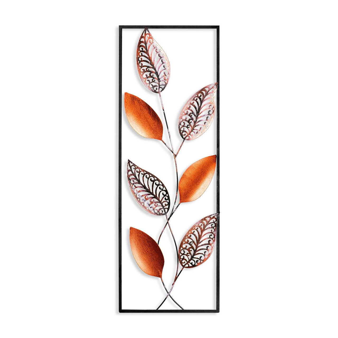 Decoratiune de perete, Leaf 3, Dimensiune: 32 x 90 cm, Multicolor - imagine 6