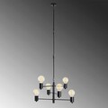 Lustra, Opviq, 892OPV1769, Metal, Negru