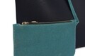 Geanta cu portofel Beverly Hills Polo Club, 402, piele ecologica, bleumarin/turcoaz