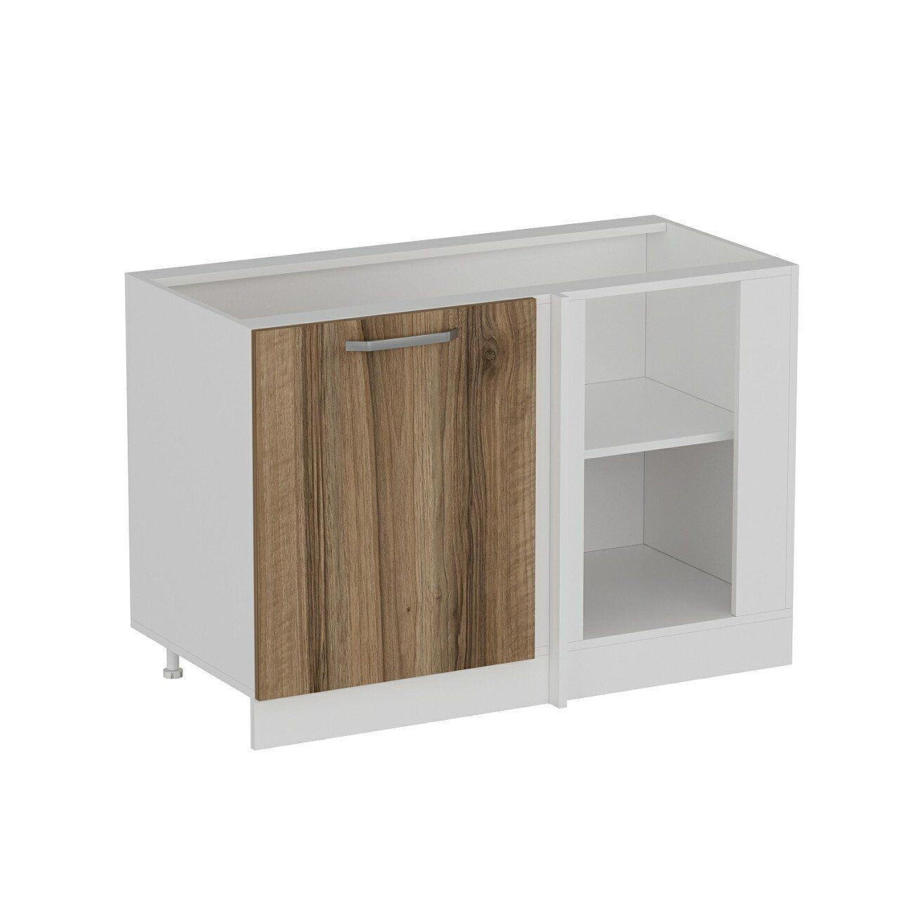 Dulap pentru bucatarie, Hanah Home, Minar, 120x82x56 cm, Alb / Dore — imaginea 5