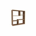 Raft de perete, Hanah Home, Myra09, 70.8x74.4x20 cm, Maro