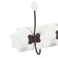Cuier White, Creaciones Meng. 45x11x12 cm, lemn de brad/metal