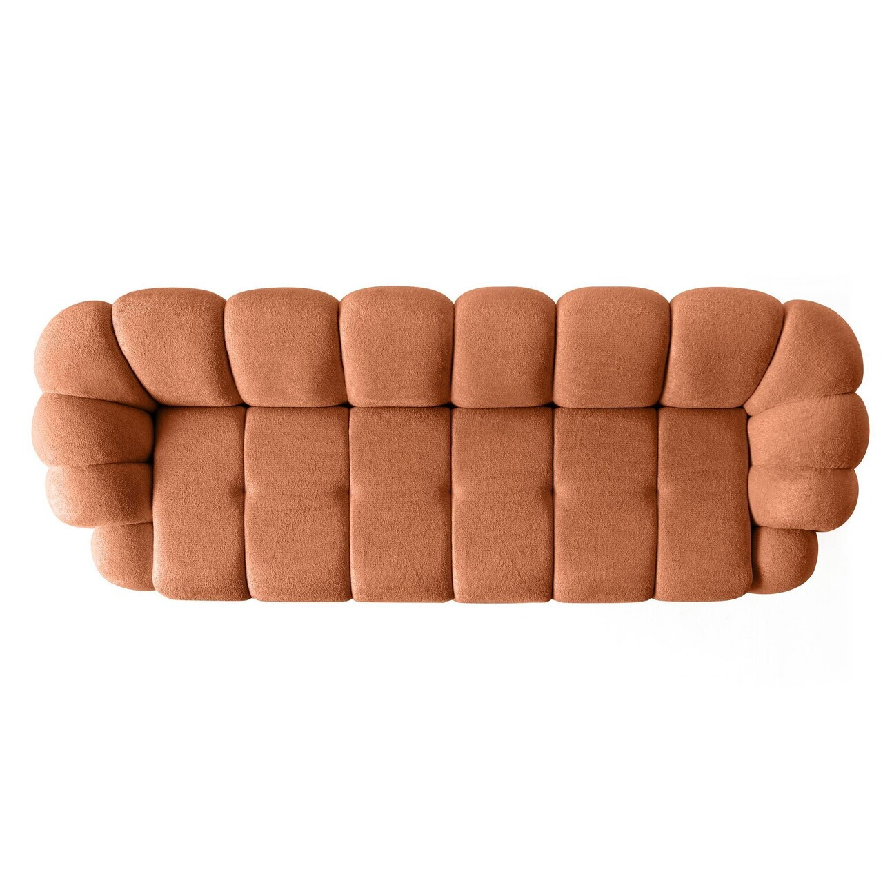 Canapea cu 4 locuri, Atelier del Sofa, 752EST2303, Lemn de carpen/PAL melaminat, Caramiziu - view 5