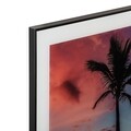 Tablou decorativ Palm Tree Sunset, Versa, 40 x 60 cm, sticla/MDF