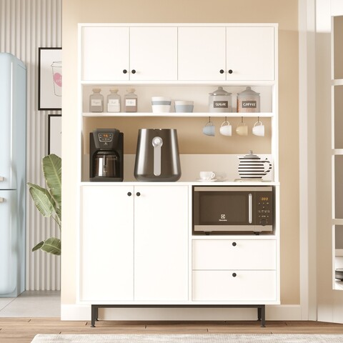 Dulap multifunctional, Locelso, RE5-W, Alb