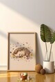 Tablou decorativ, Arteastermodel58-3348, MDF, Multicolor