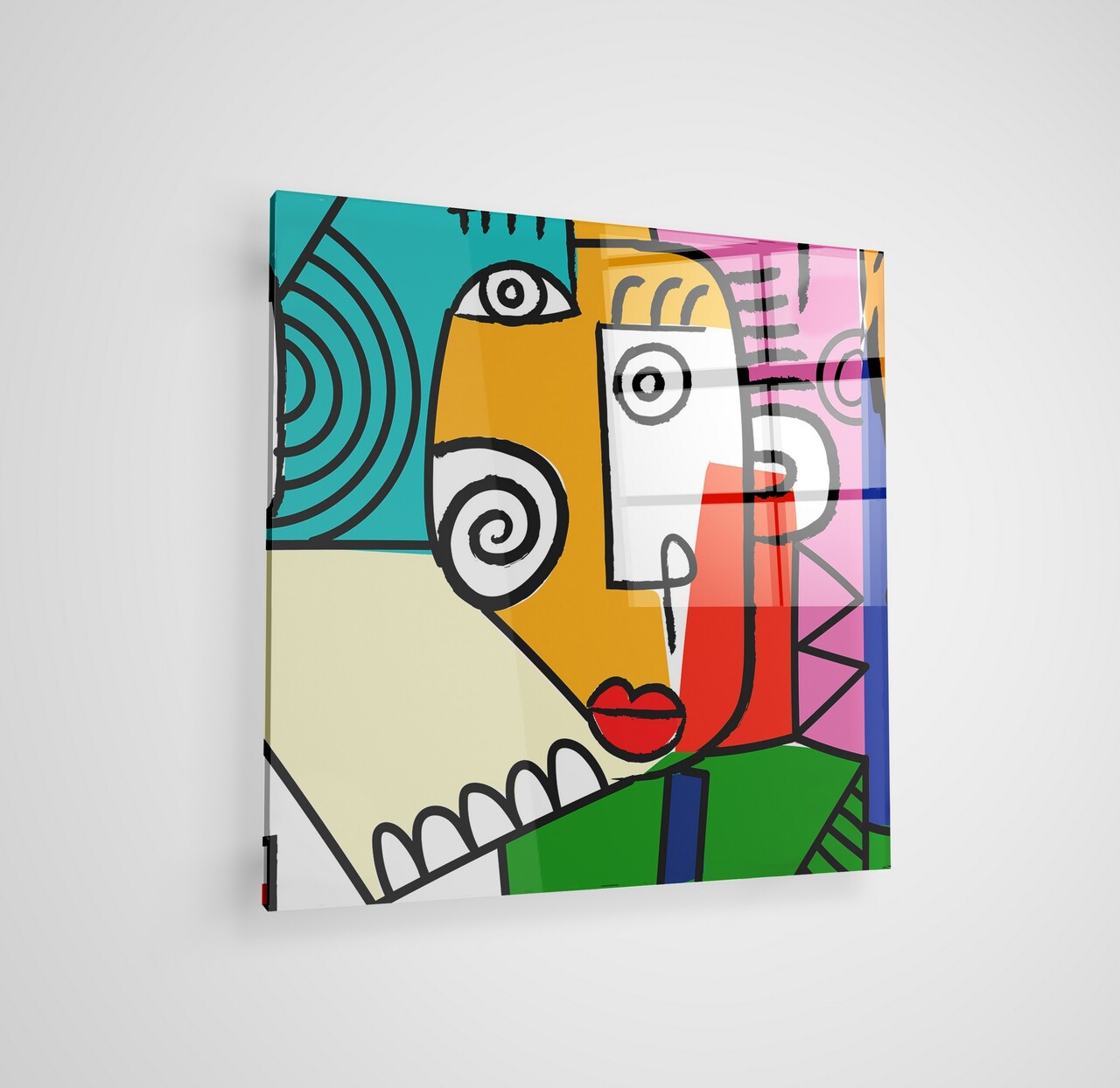 Tablou decorativ, CAM4013_7070, Dimensiune: 70 x 70 cm, Multicolor - view 2