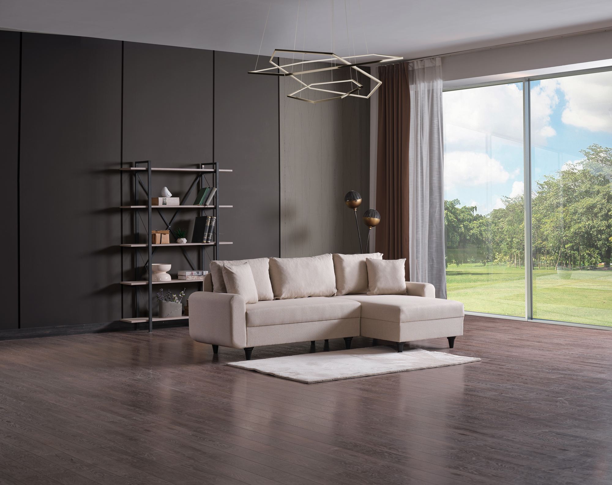 Coltar, Atelier del Sofa, 218NVD1102, Frame: METAL/CHIPBOARD (Thickness: 0,8 mm), Bej