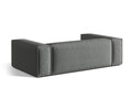 Canapea 3 locuri, Nuria-215, Micadoni Home, 210x110x72 cm, tesatura structurata chenille, gri