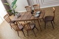 Extendable Dining Table & Chairs Set (7 Pieces), Hanah Home, Fergana, Frame: 70% HORNBEAM/30% MELAMINE COATED CHIPBOARD, Maro