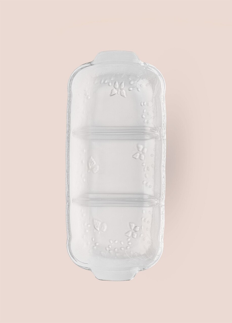 Platou servire desert, Hermia, 280TMA2245, Transparent - imagine 5