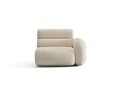 Modul canapea dreapta 1 loc, Neo, Micadoni Home, 110x100x83 cm, tesatura Chenille Silencio, bej deschis