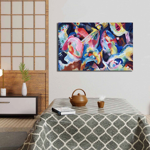 Tablou decorativ, 4570kandinsky029, canvas , lemn, multicolor