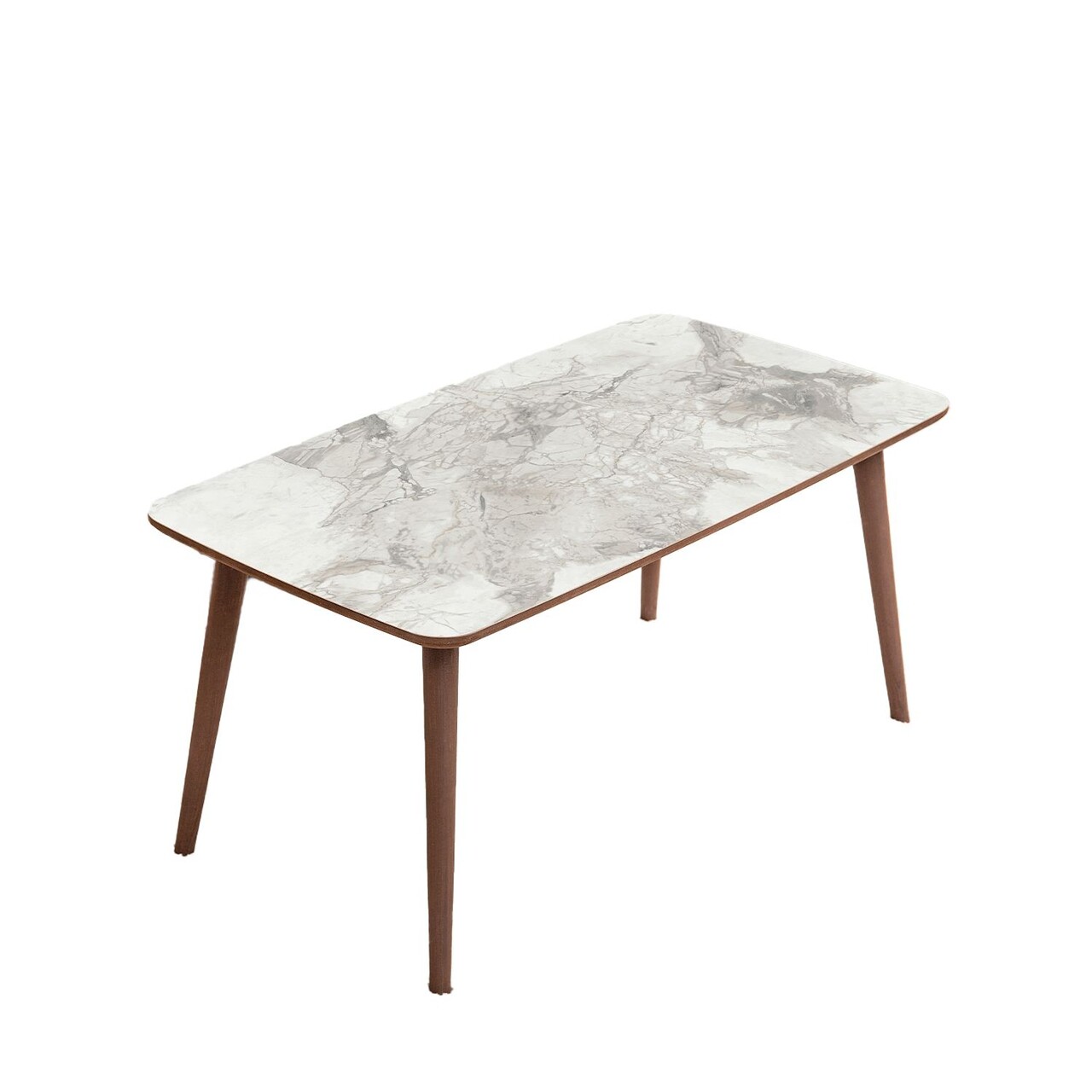 Masuta de cafea, Hanah Home, Luci, 100x45x53 cm, Alb - view 3