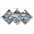 Set 4 tablouri decorative, 4MDF1096423562, MDF, Imprimat UV, Multicolor