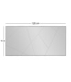 Oglinda decorativa, Siam, Eilish, 60x120x2.2 cm, MDF , Alb