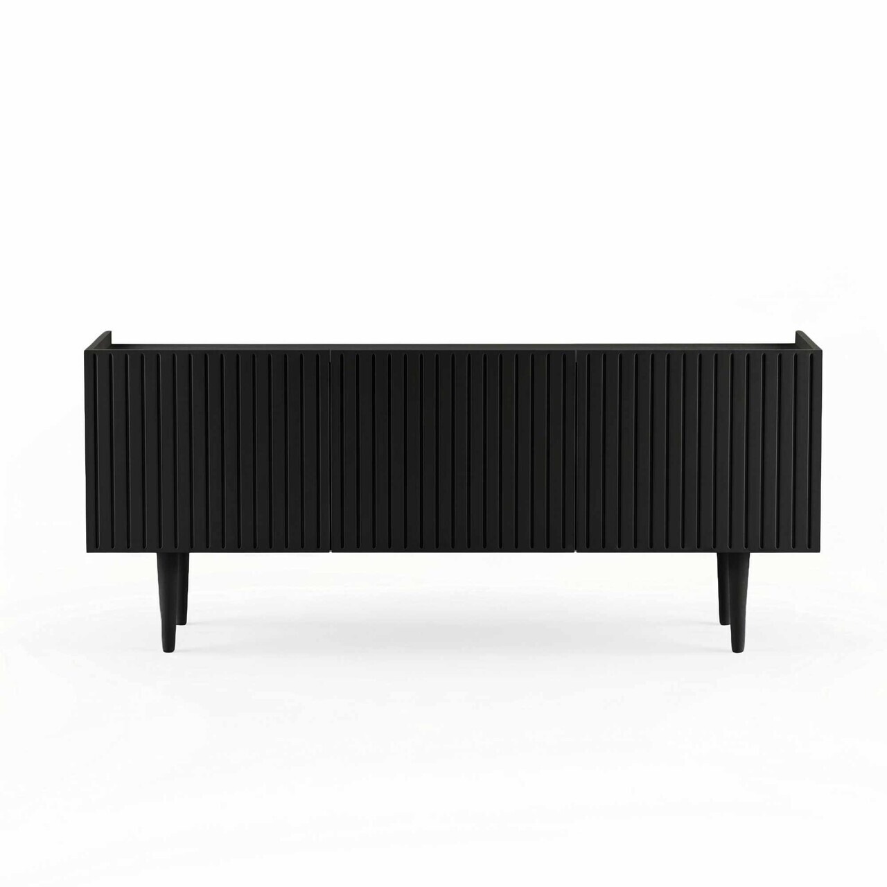 Comoda TV, Hanah Home, Capella 120, 120x50x29 cm, MDF, Negru - view 4