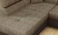 Coltar extensibil stanga 4 locuri, ELTAP, Anton, 272x203x85 cm, lemn/poliester, bej/maro