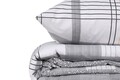 Lenjerie de pat pentru o persoana (SE), MyHome - White, Grey, Mjolnir, Bumbac Ranforce