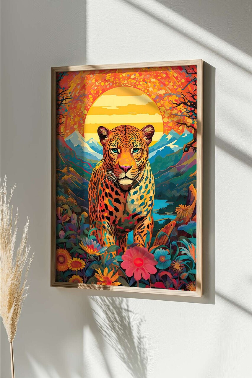 Tablou decorativ, Mscartmdl7, Lemn masiv, MDF, Multicolor - view 2