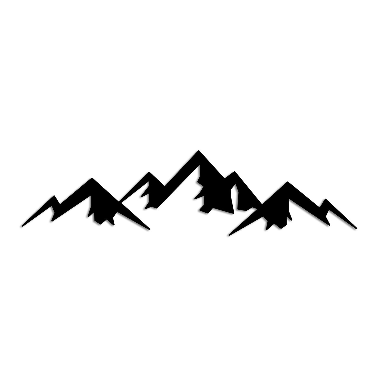 Decoratiune de perete, Mountain, Dimensiune: 54 x 14 cm, Negru - view 5