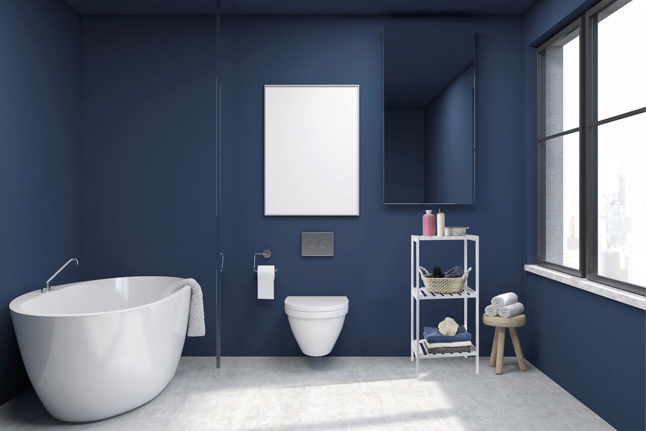 Etajera baie Arcola, Jotta, 3 rafturi, 35x35x80 cm, bambus/lemn, alb - 2 | YEO