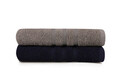 Set prosoape de maini 2 piese, Beverly Hills Polo Club, 411, Bumbac, Gri / Albastru închis