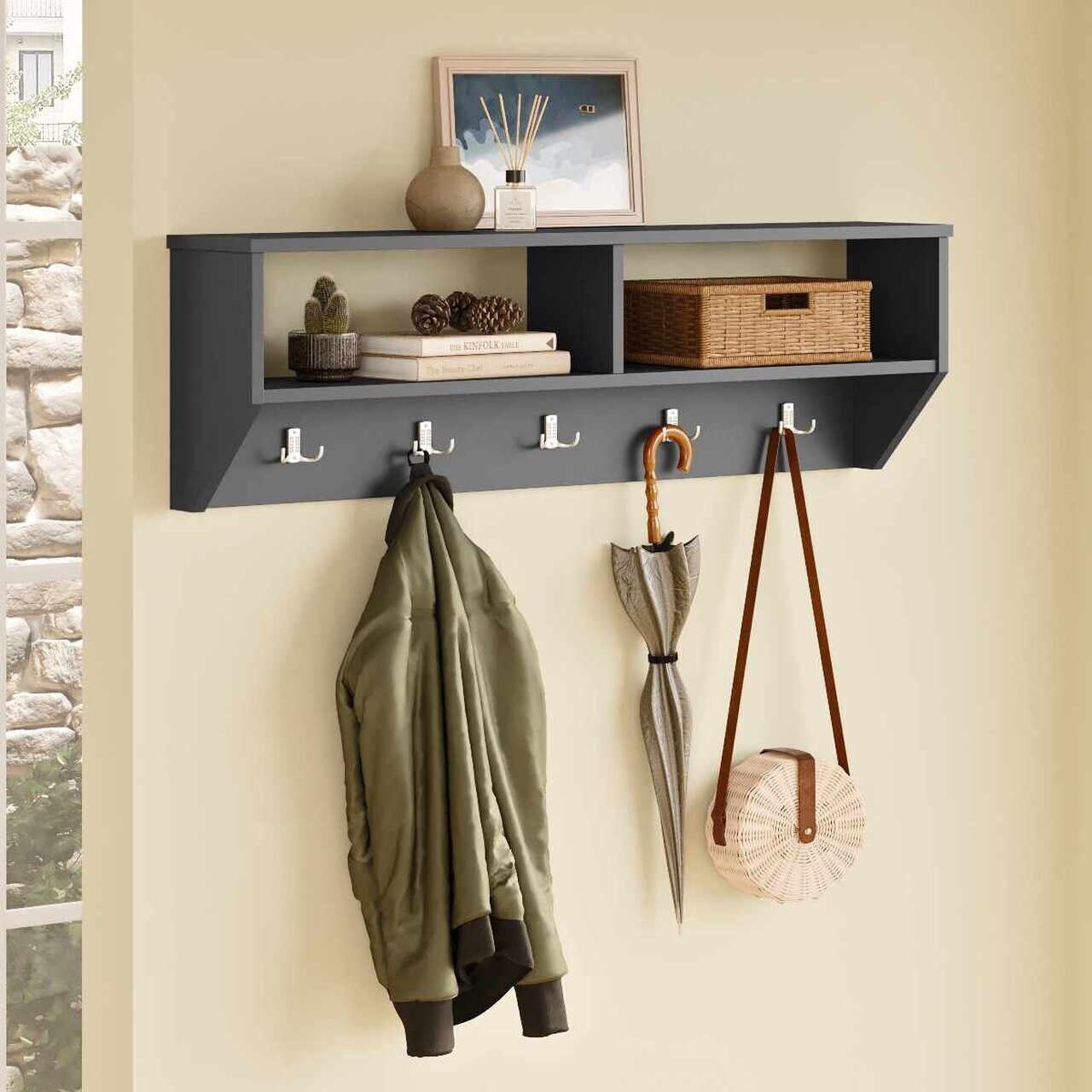 Umeras Hanah Home Vigo 115x37x22 cm PAL Antracit