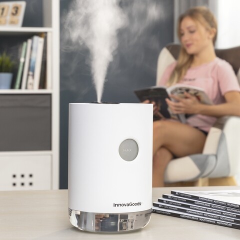 Umidificator cu ultrasunete Vaupure InnovaGoods, reincarcabil InnovaGoods