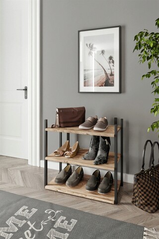Pantofar, Gauge Concept, 64 x 37 x 61 cm, mdf/pvc, maro Mobilier hol