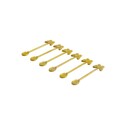 Set 6 lingurite PLT0495, Planet X, 12.5x3x0.2 cm, metal zamak