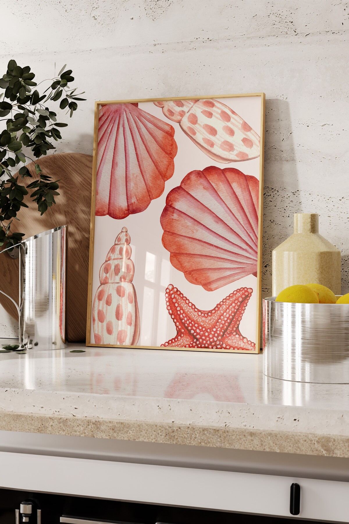 Tablou decorativ, 109859, LEMN SOLID, Față: 100% PVC STICLĂ, Multicolor