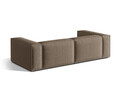 Canapea 4 locuri, Nuria-215, Micadoni Home, 250x110x72 cm, tesatura structurata chenille, cappuccino