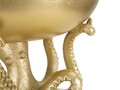 Statueta / figurina decorativa cu tava Octupus, Mauro Ferretti, 30x18 cm, polirasina, auriu