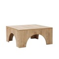 Masuta de cafea, Neostill, Collesium, 80x37x80 cm, PAL, Stejar